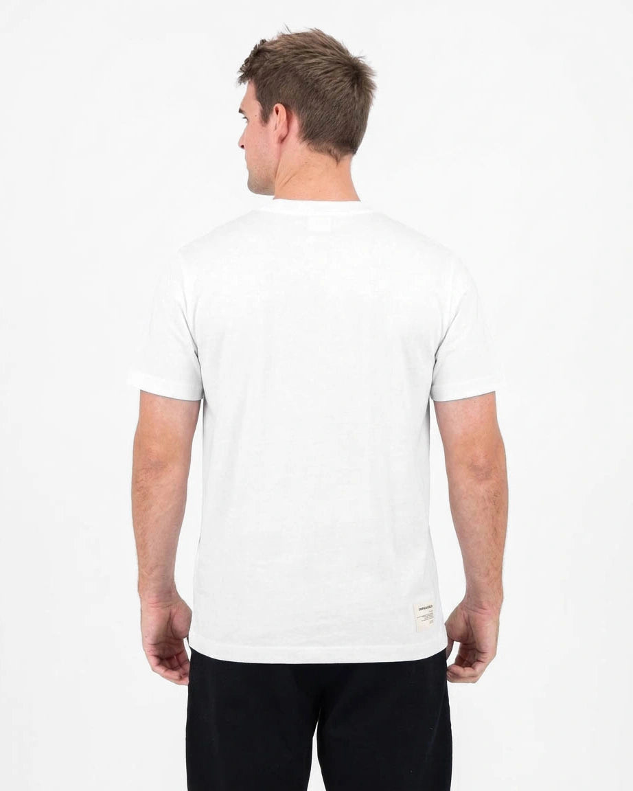 Springboks HS Wire Bok Crew Tee-White