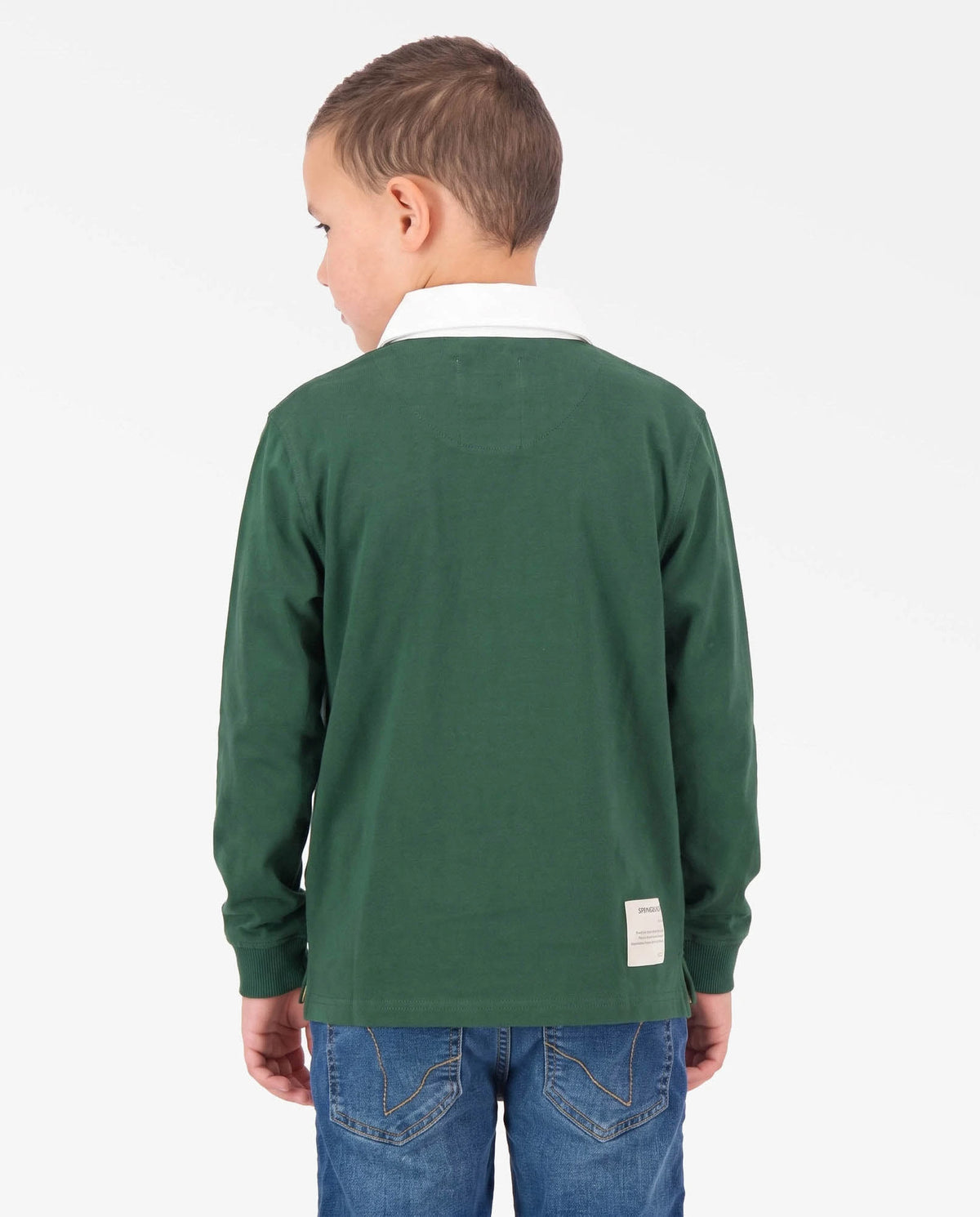 SA Supporters Kids LS Rugby Jersey Green