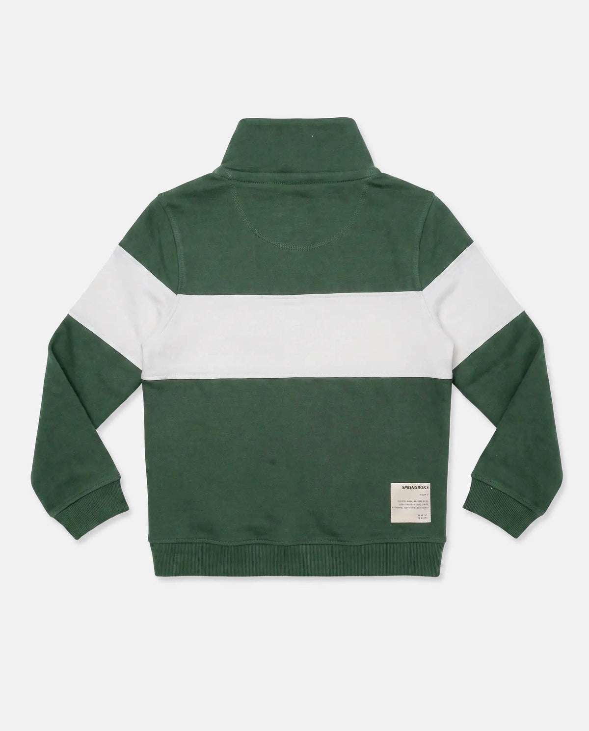 Springboks Kids LS Quarter Zip Sweatshirt-Green