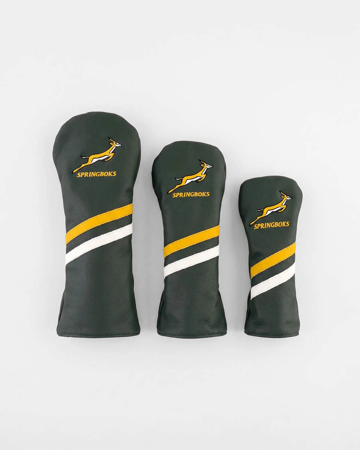 Springboks Leather Golf Cover-OS Green