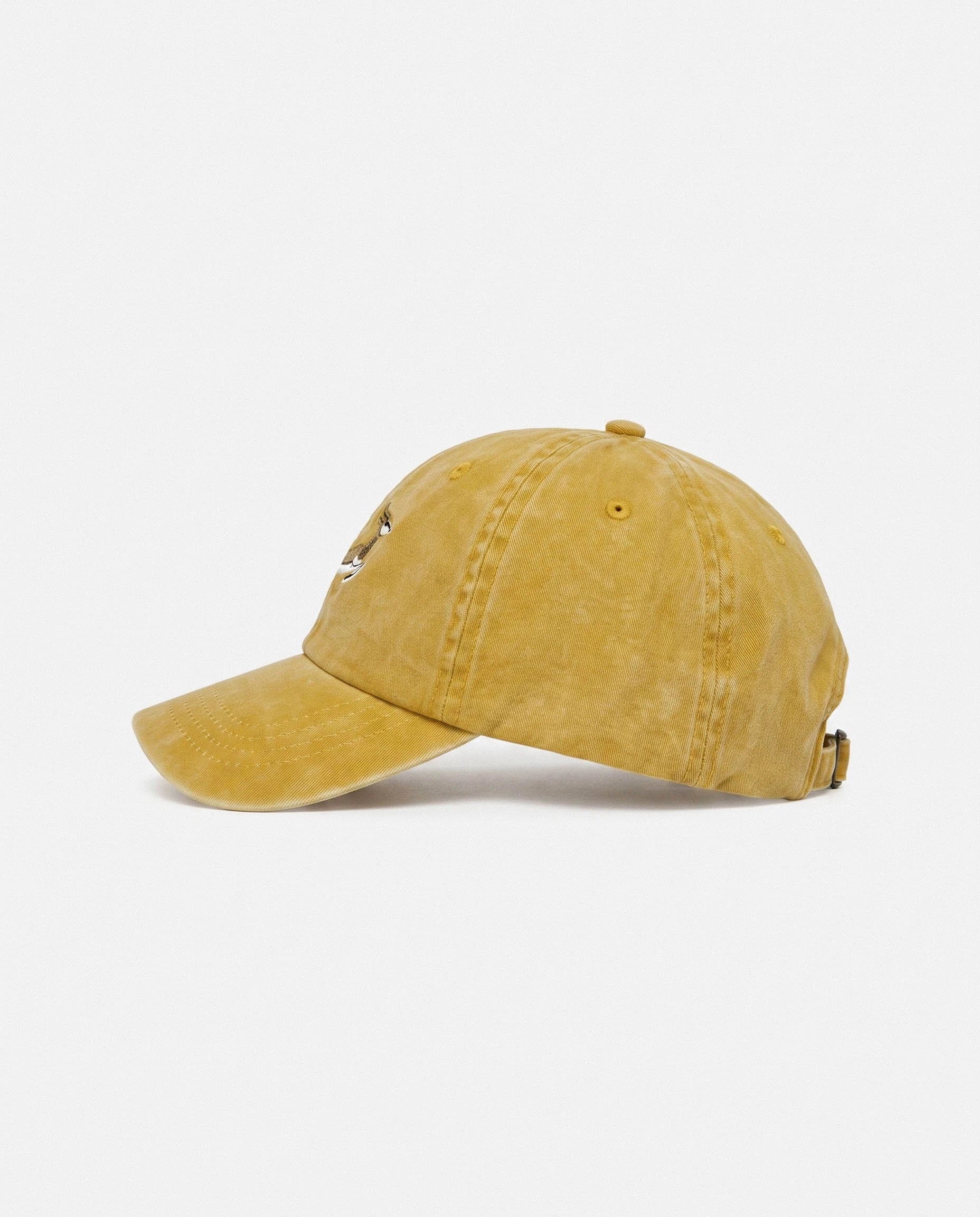 Springboks Natural Emb Dad Cap-Mustard