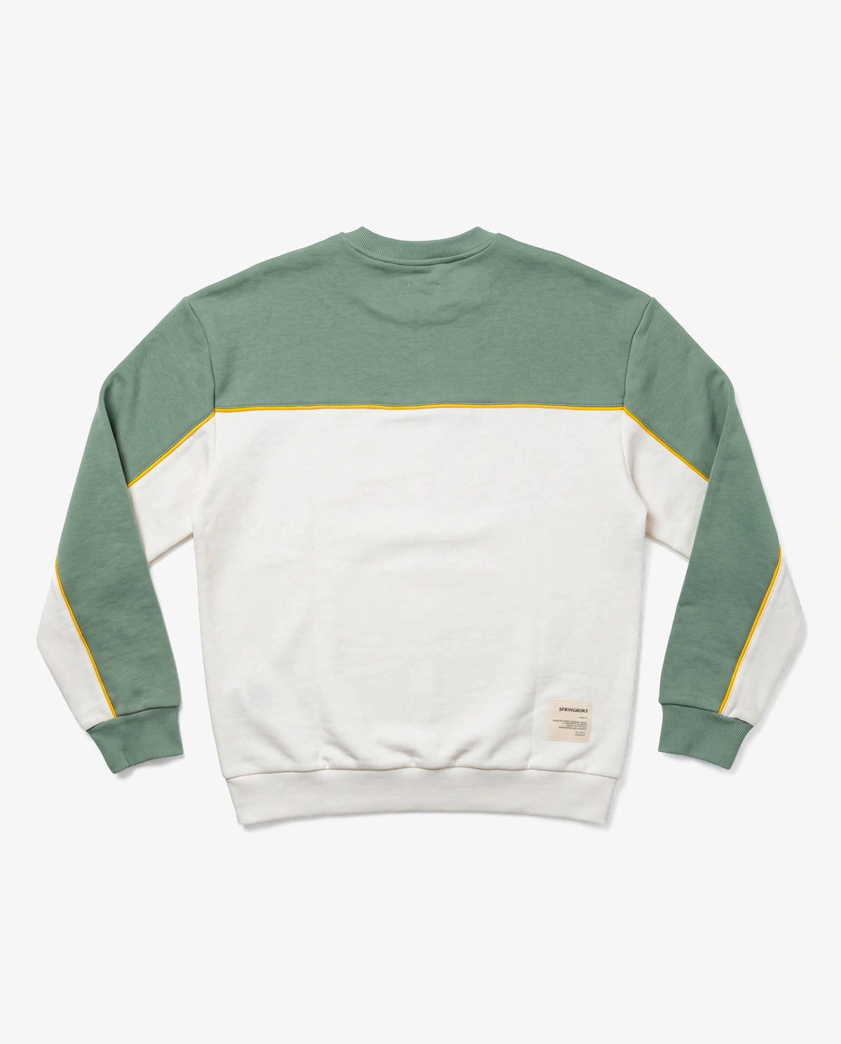 Springboks Retro Colour Block LS Sweatshirt Green