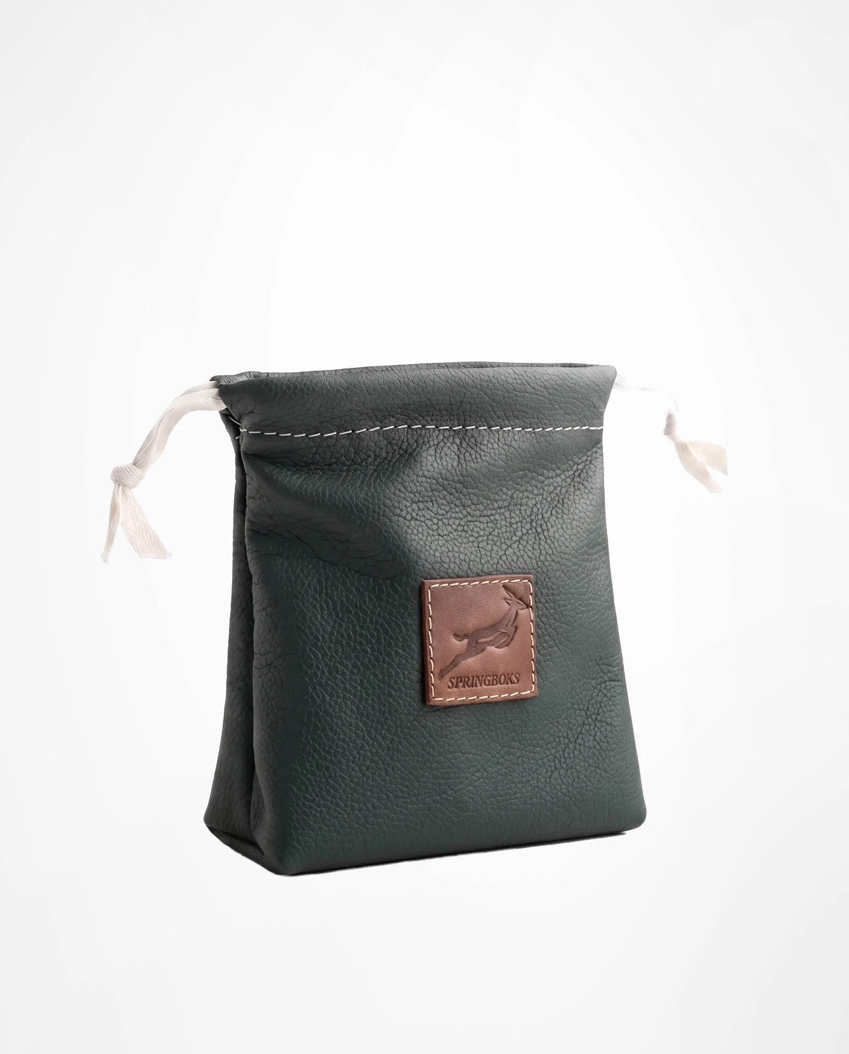 Springboks Tee Drawstring Pouch-Os Green