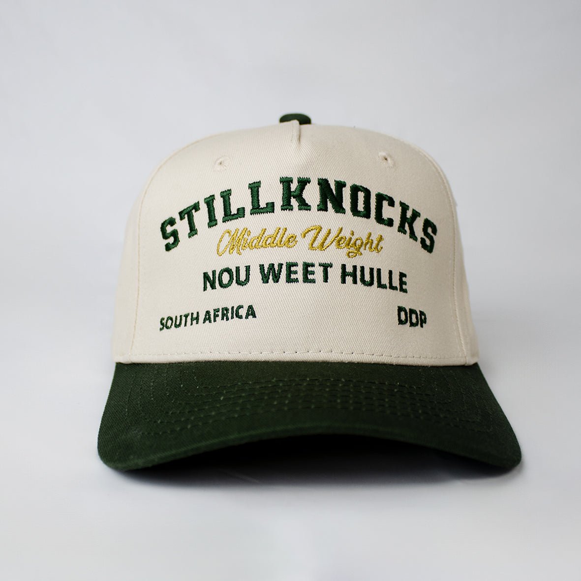 Stillknocks Champions Two Tone Cap - Ivory - Old School