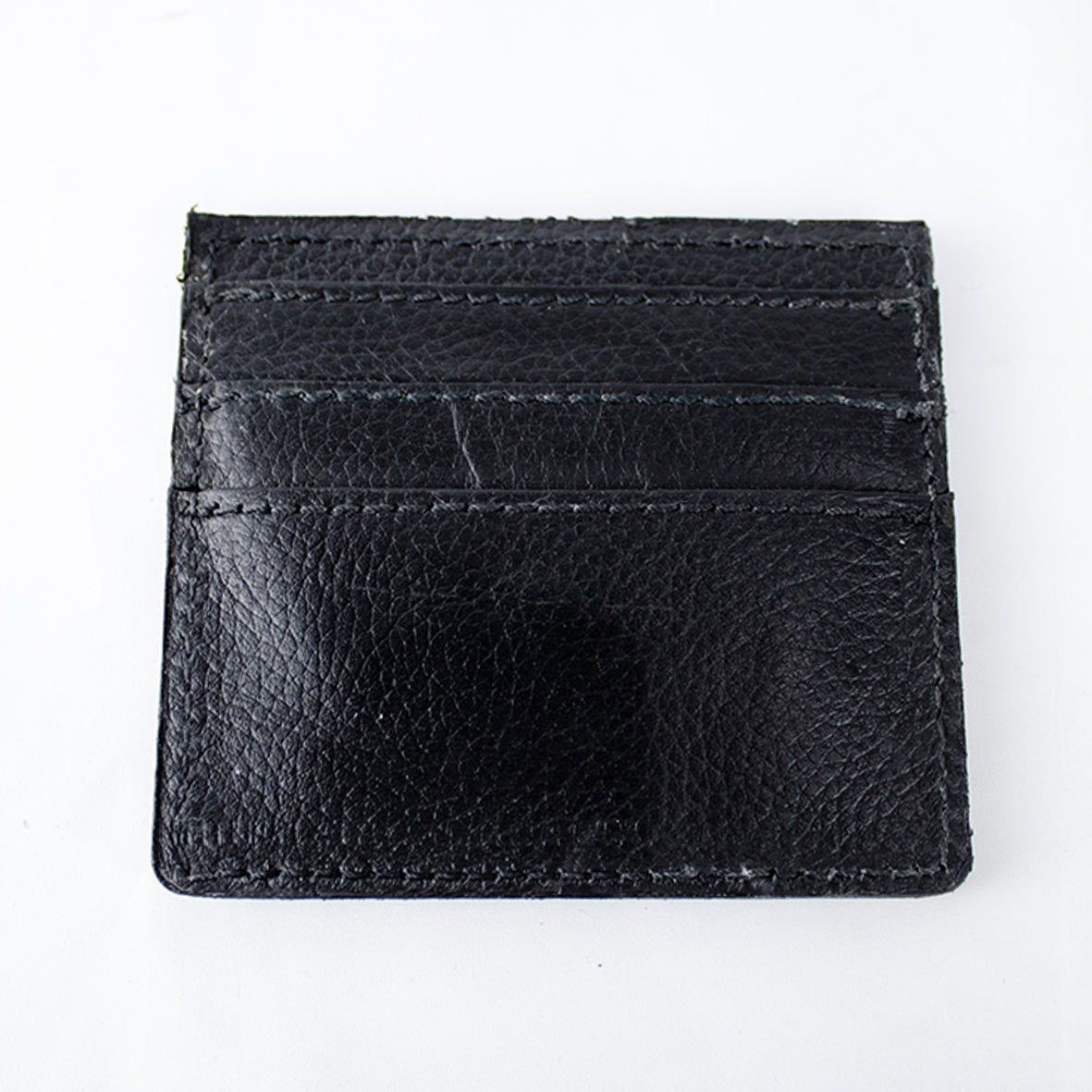 Stillknocks Leather Card Holder - Black - Old School