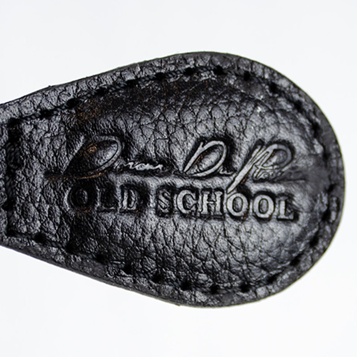 Stillknocks Leather Key Ring - Black - Old School