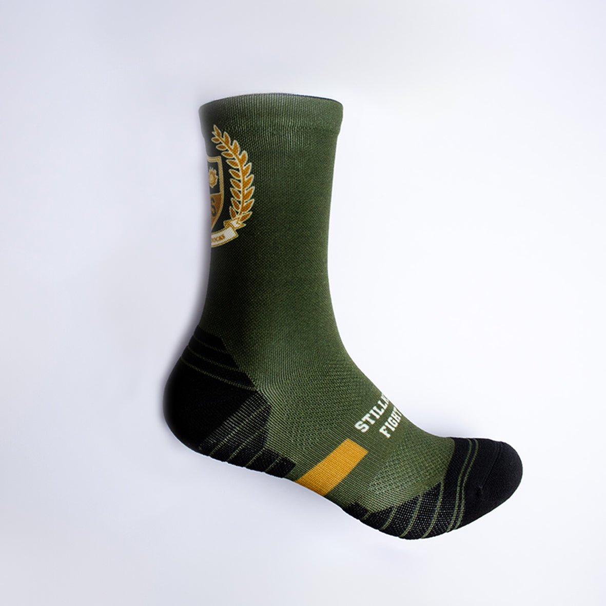 Stillknocks Shield Versus Socks - Military Olive - Old School