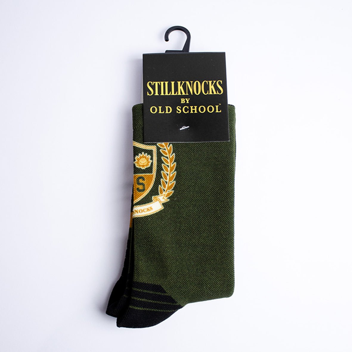 Stillknocks Shield Versus Socks - Military Olive - Old School