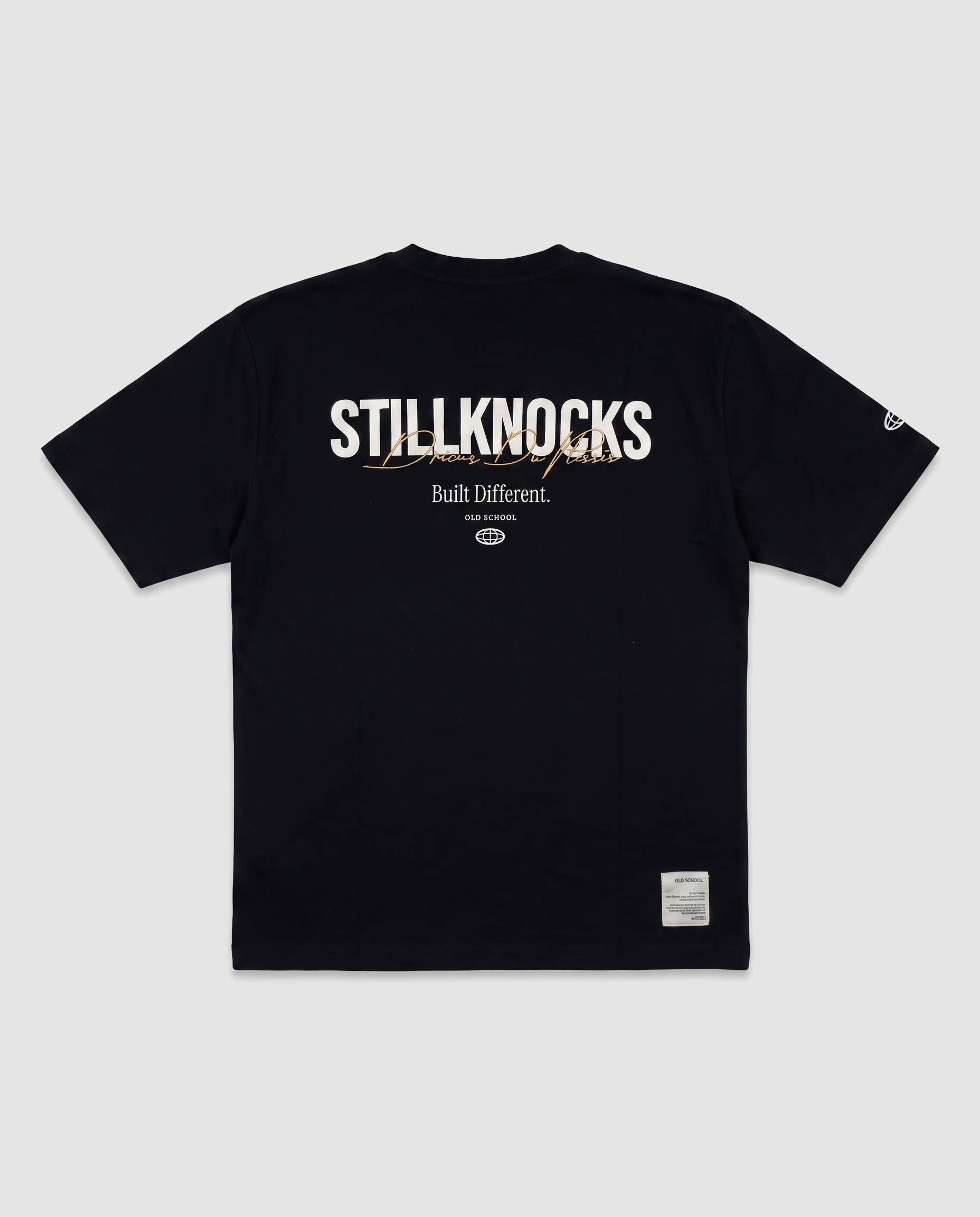 Stillknocks Built Different Boxy Tee Black