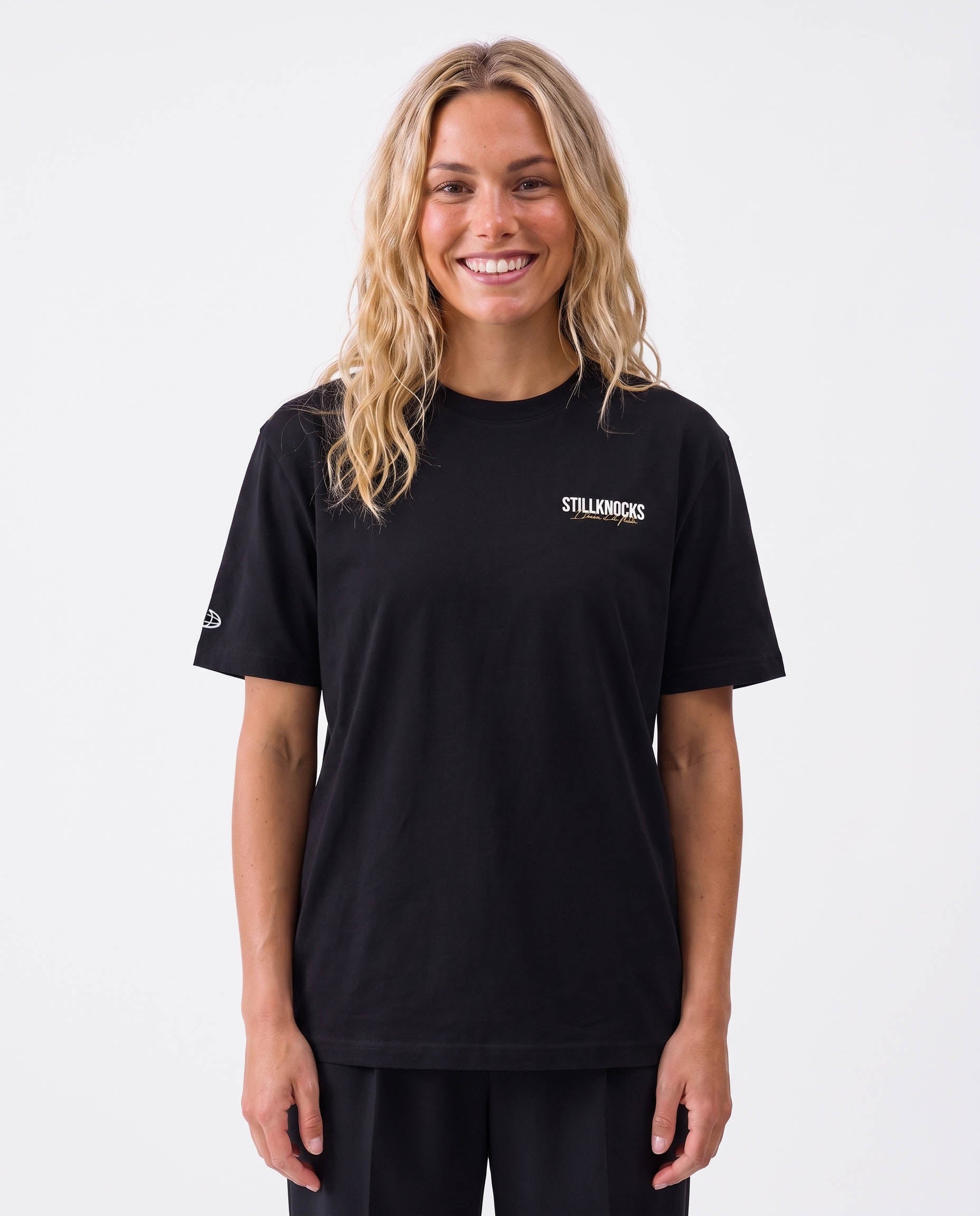 Stillknocks Built Different Boxy Tee Black