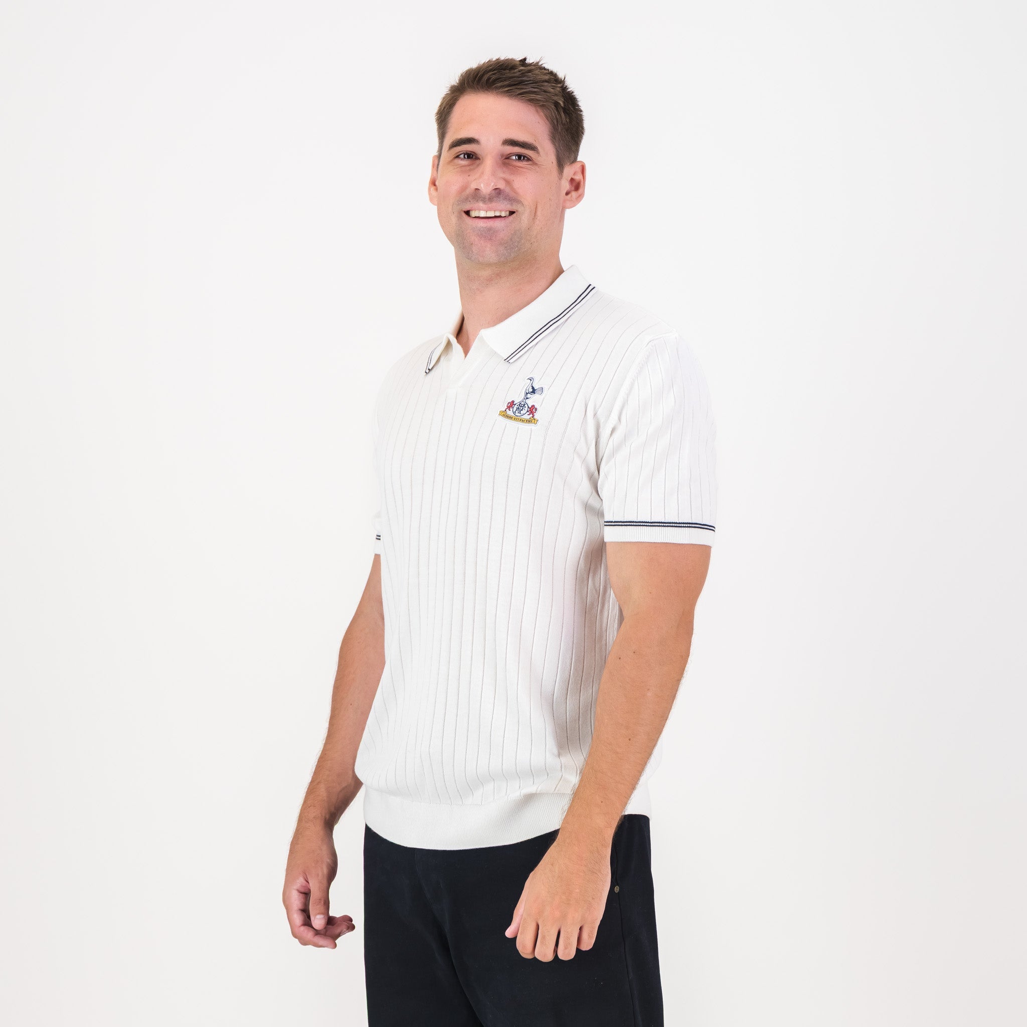 Tottenham Hotspur Signature Textured Polo - Old School