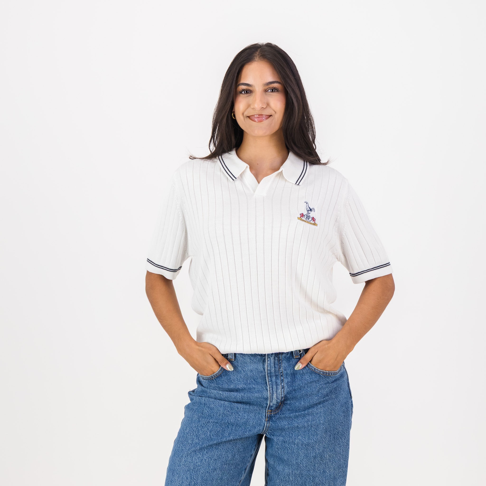 Tottenham Hotspur Signature Textured Polo - Old School