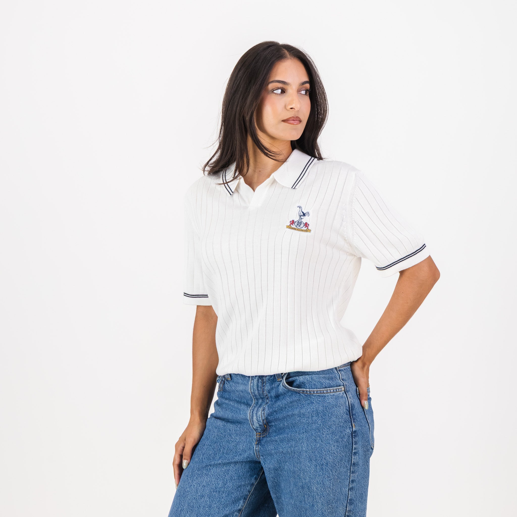 Tottenham Hotspur Signature Textured Polo - Old School
