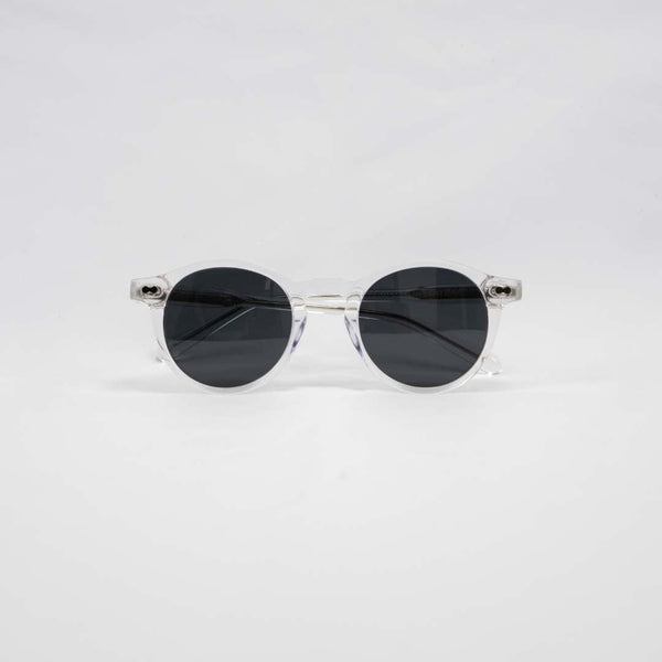 Women's gray polarized sunglasses for men clear frame light gray lens  sunglasses | eBay